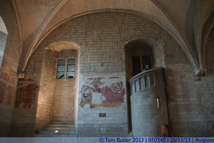Photo ID: 050340, Frescos on the walls, Avignon, France