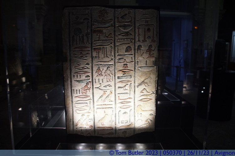 Photo ID: 050370, Hieroglyphs, Avignon, France