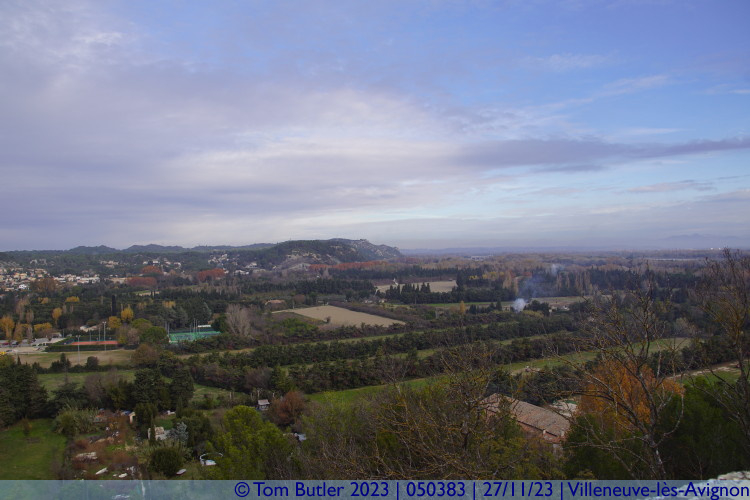 Photo ID: 050383, View from the rear of the fort, Villeneuve-ls-Avignon, France