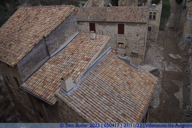 Photo ID: 050417, Buildings inside the fortress, Villeneuve-ls-Avignon, France