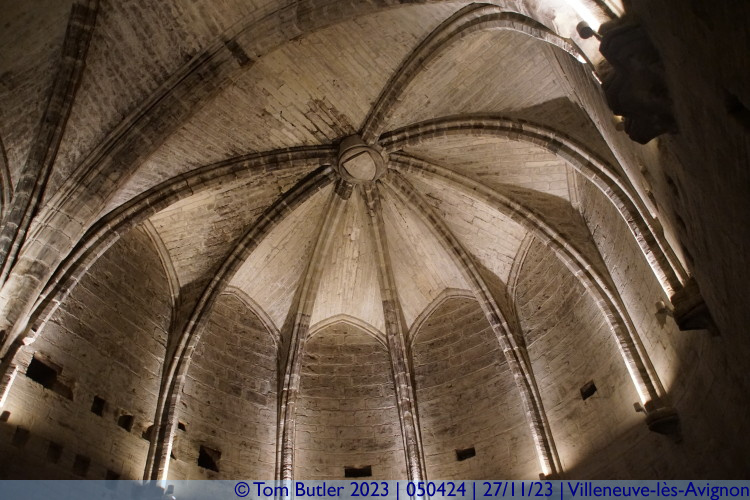 Photo ID: 050424, Tower ceiling, Villeneuve-ls-Avignon, France