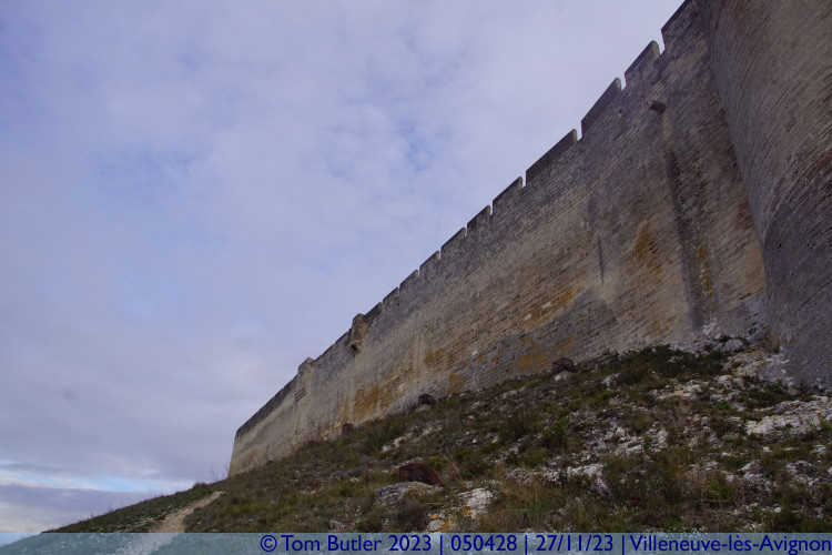 Photo ID: 050428, Looking up to the Fortress, Villeneuve-ls-Avignon, France
