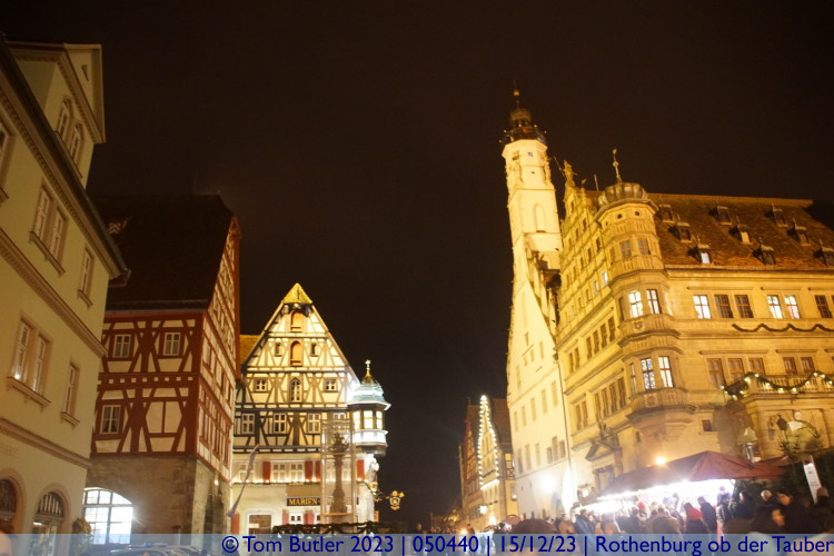 Photo ID: 050440, On the edge of the Markt, Rothenburg ob der Tauber, Germany