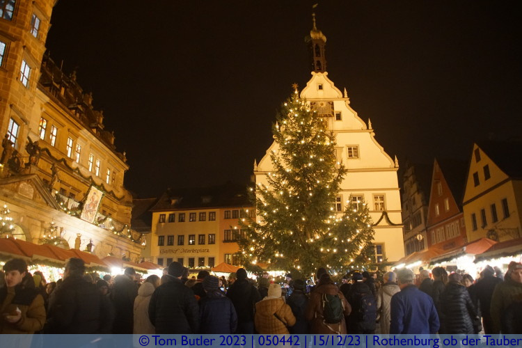Photo ID: 050442, Centre of the Christmas Market, Rothenburg ob der Tauber, Germany