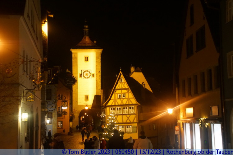 Photo ID: 050450, Siebersturm and the Plnlein, Rothenburg ob der Tauber, Germany