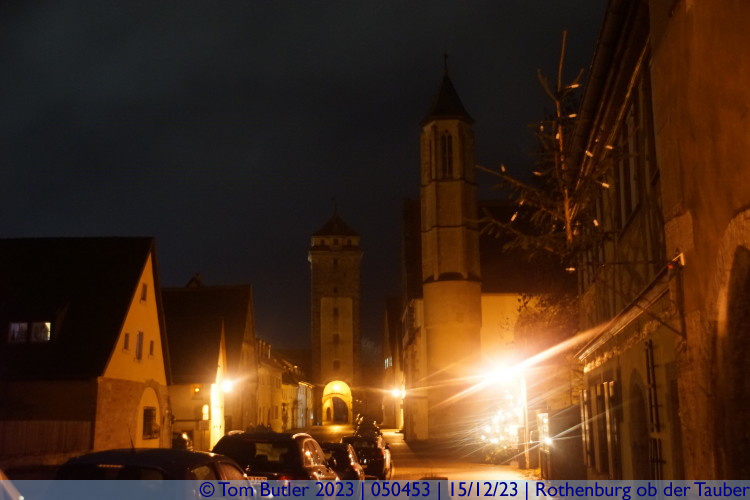 Photo ID: 050453, Approaching Spitalturm, Rothenburg ob der Tauber, Germany