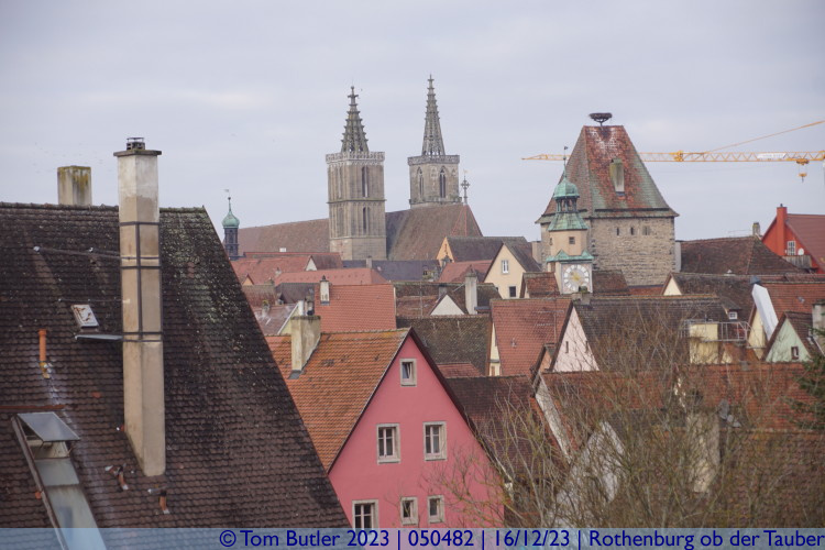 Photo ID: 050482, The Markusturm and St.-Jakobs-Kirche, Rothenburg ob der Tauber, Germany