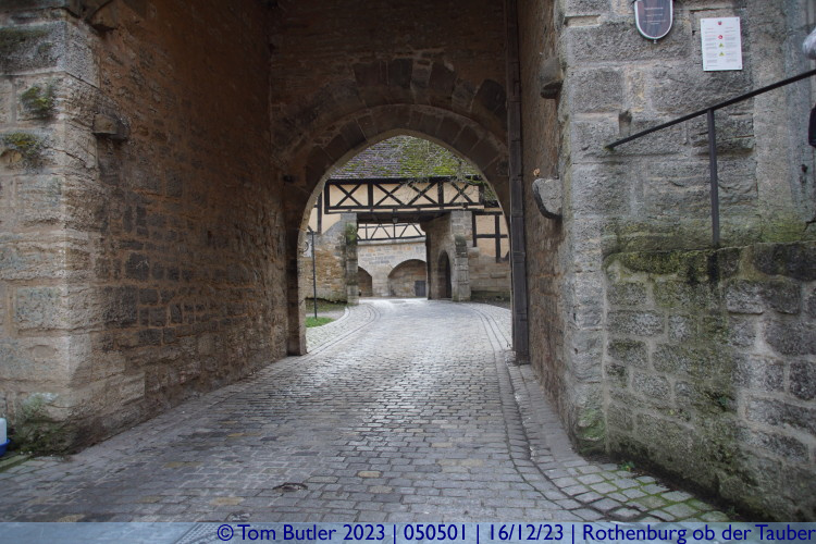 Photo ID: 050501, Entering the Spitaltor, Rothenburg ob der Tauber, Germany