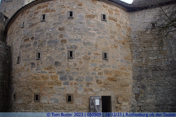 Photo ID: 050509, Walls of the inner bastion, Rothenburg ob der Tauber, Germany