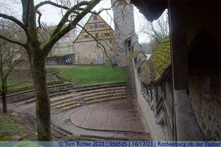 Photo ID: 050525, Looking down on Stberlein's stage, Rothenburg ob der Tauber, Germany