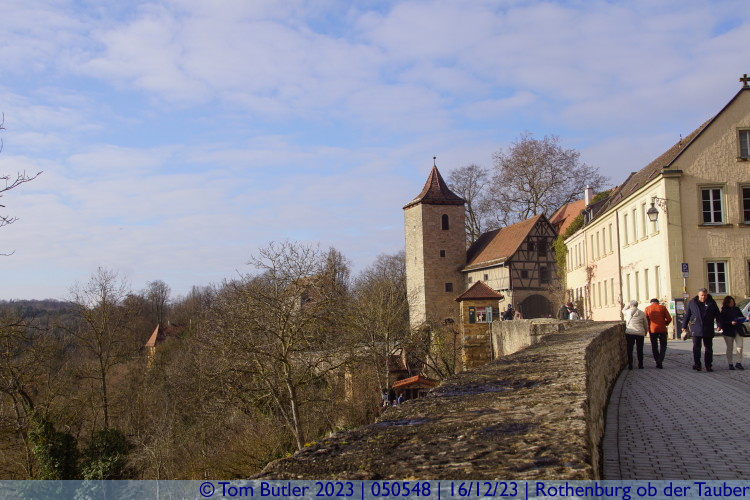 Photo ID: 050548, View towards Franziskanerturm, Rothenburg ob der Tauber, Germany