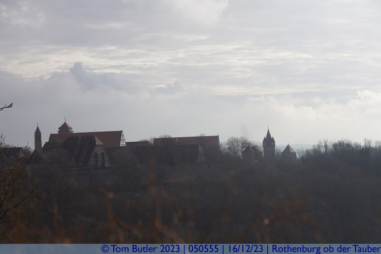 Photo ID: 050555, View back to the Sauturm from Franziskanerturm, Rothenburg ob der Tauber, Germany