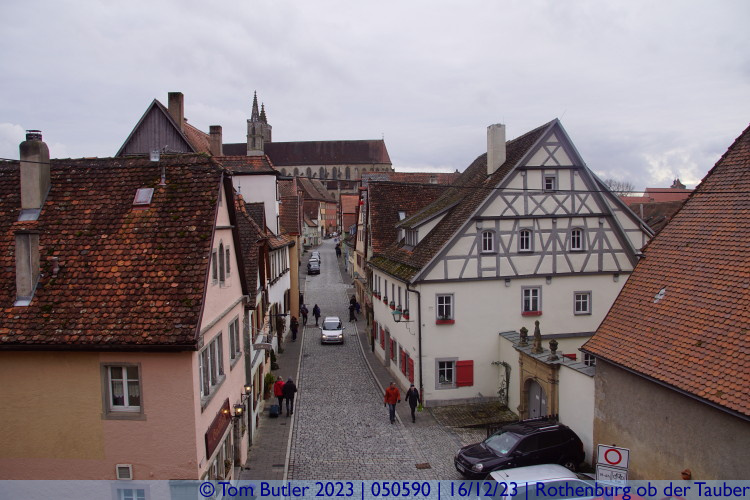 Photo ID: 050590, View from the Klingentor, Rothenburg ob der Tauber, Germany