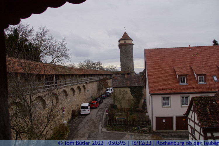 Photo ID: 050595, Looking towards the Galgentor, Rothenburg ob der Tauber, Germany