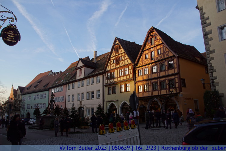 Photo ID: 050639, By the Herrnbrunnen, Rothenburg ob der Tauber, Germany
