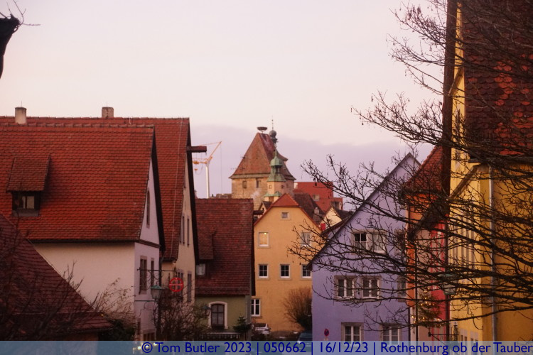 Photo ID: 050662, Looking across the city, Rothenburg ob der Tauber, Germany
