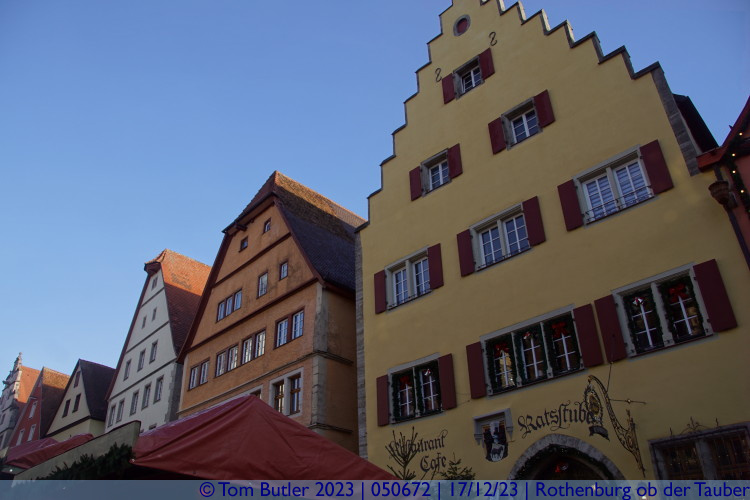 Photo ID: 050672, Buildings around the Markt, Rothenburg ob der Tauber, Germany