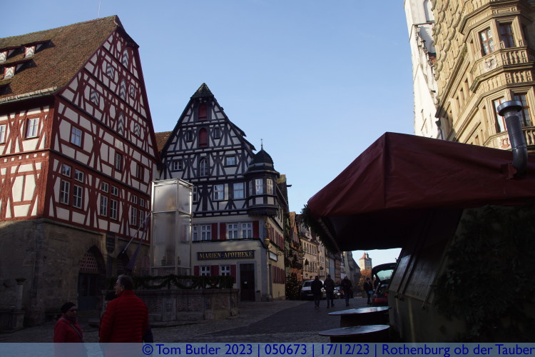 Photo ID: 050673, On the edge of the Markt, Rothenburg ob der Tauber, Germany