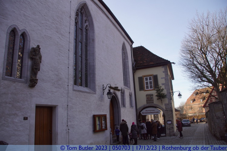 Photo ID: 050703, Approaching the Crime Museum, Rothenburg ob der Tauber, Germany