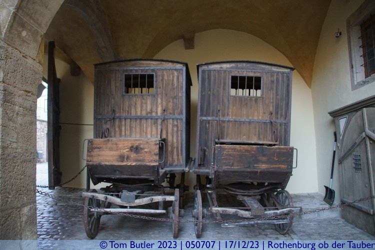 Photo ID: 050707, Criminal Collection Wagons, Rothenburg ob der Tauber, Germany