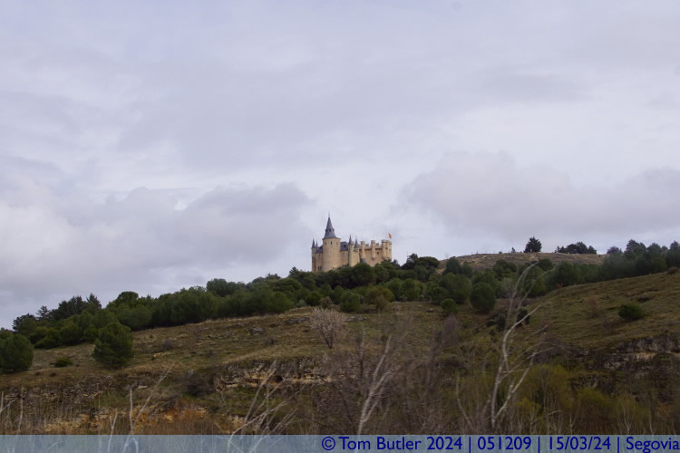 Photo ID: 051209, Alczar in the distance, Segovia, Spain