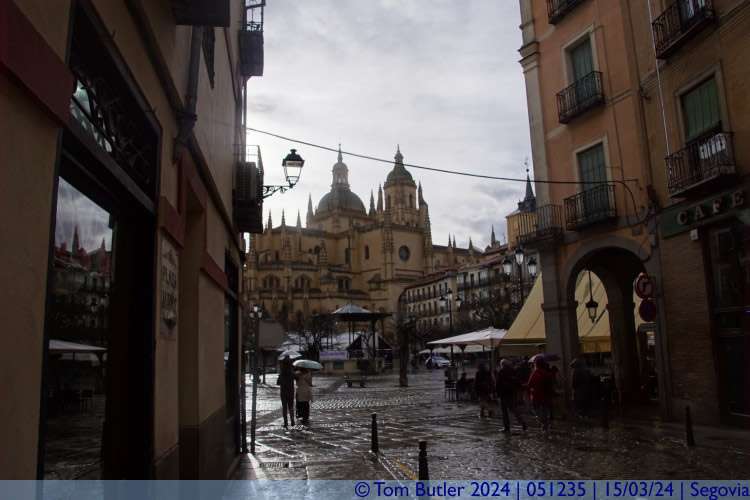 Photo ID: 051235, Approaching the Cathedral, Segovia, Spain