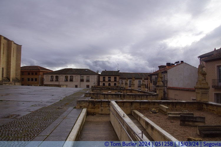 Photo ID: 051258, On the rear patio, Segovia, Spain