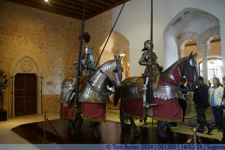 Photo ID: 051305, Armed Horses, Segovia, Spain