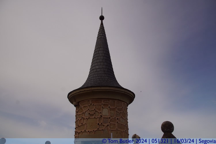 Photo ID: 051321, Tower at the end of the terrace, Segovia, Spain