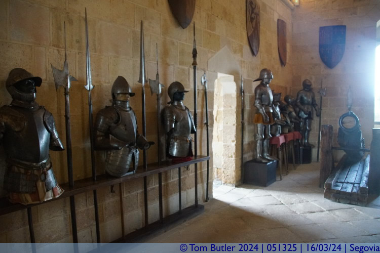 Photo ID: 051325, In the Sala de Armas, Segovia, Spain