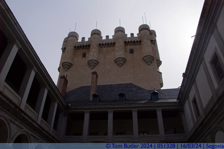 Photo ID: 051328, Torre de Juan II from the Ward, Segovia, Spain