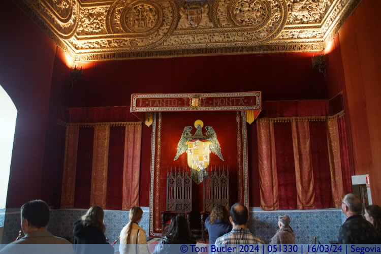 Photo ID: 051330, In the Throne Room (Sala del Solio), Segovia, Spain
