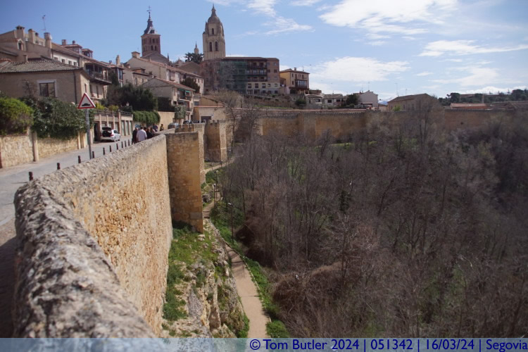 Photo ID: 051342, Along the City Walls, Segovia, Spain
