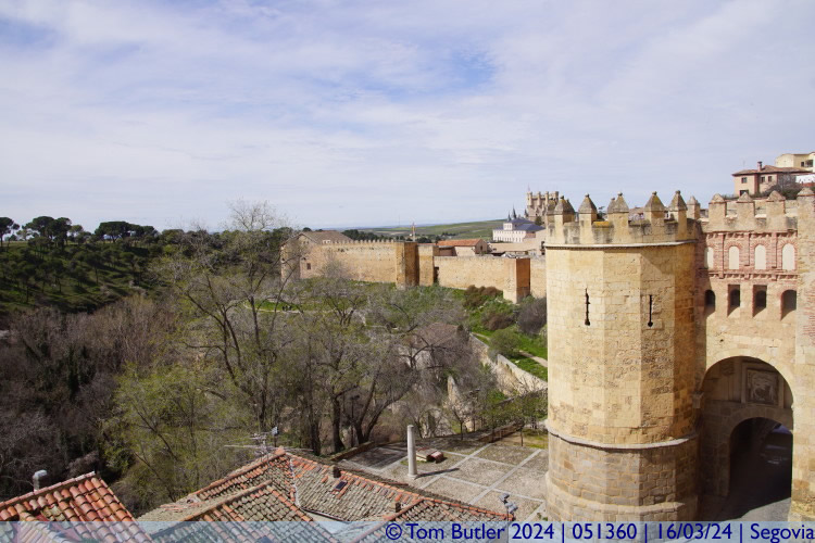 Photo ID: 051360, Gate; walls and Alczar, Segovia, Spain