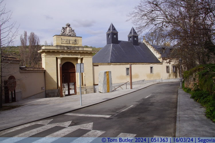 Photo ID: 051363, Approaching the Royal Mint, Segovia, Spain