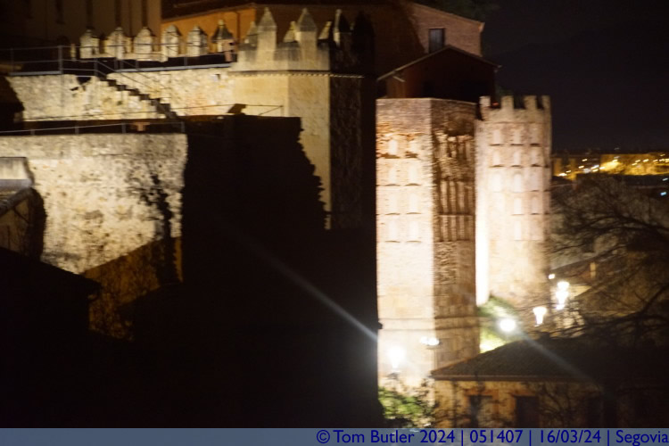 Photo ID: 051407, Rear of the Puerta de San Andrs, Segovia, Spain