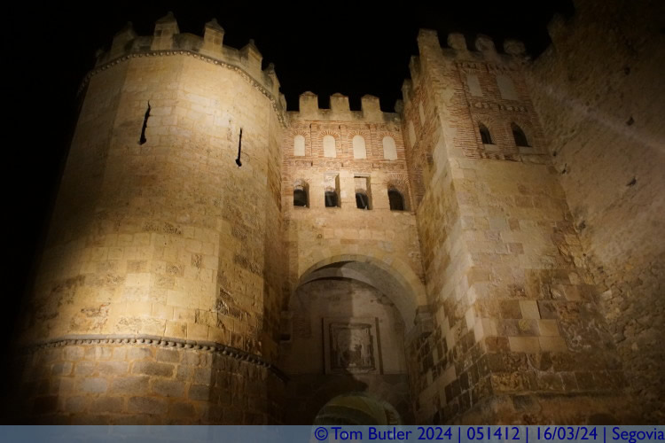 Photo ID: 051412, Puerta de San Andrs, Segovia, Spain