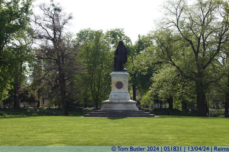 Photo ID: 051831, Statue of Jean-Baptiste Colbert, Reims, France