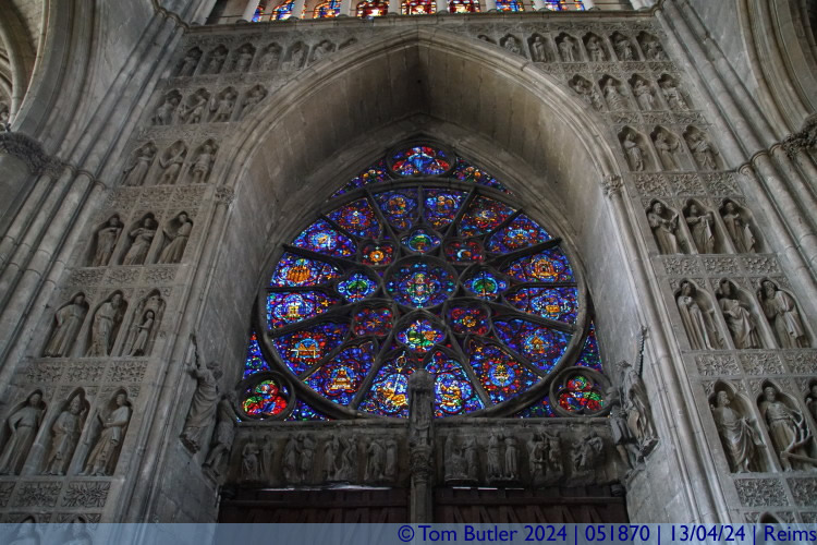 Photo ID: 051870, Inside the cathedral, Reims, France