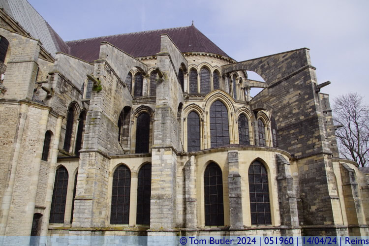 Photo ID: 051960, Rear of the Basilica, Reims, France