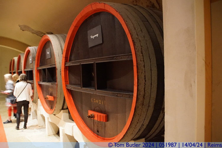 Photo ID: 051987, Original champagne barrels, Reims, France