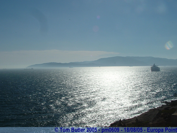Photo ID: pm0609, The Spanish coast seen from Europa Point, Europa Point, Gibraltar