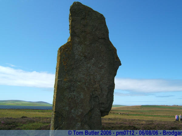 Photo ID: pm0712, One of the stones of the Ring of Brodgar, Brodgar, Orkney Islands