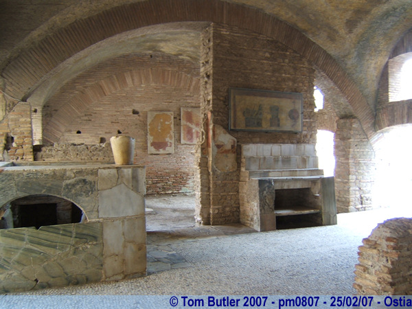 Photo ID: pm0807, Inside the (Ancient Roman) Pub at Ostia Antica, Ostia, Italy
