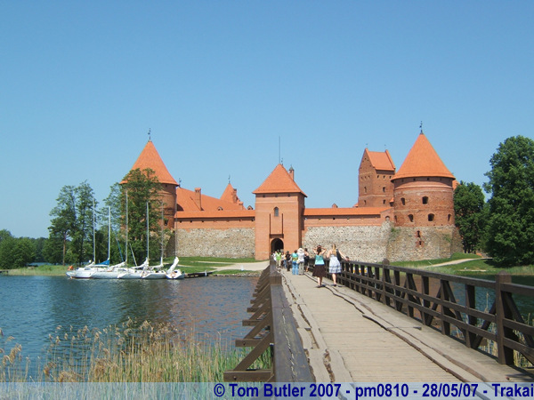 Photo ID: pm0810, The entrance to Trakai Castle, Trakai, Lithuania