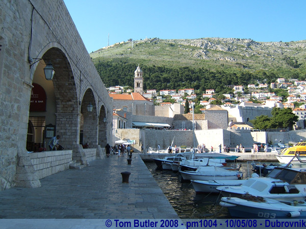 Photo ID: pm1004, The old harbour, city walls, old town and the hills of Dubrovnik, Dubrovnik, Croatia