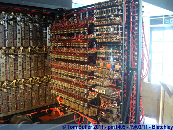 Photo ID: pm1405, The inside of a codebreaking computer, Bletchley, England