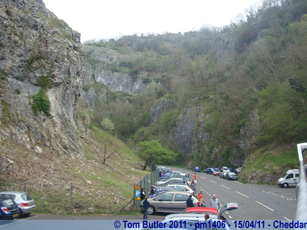 Photo ID: pm1406, Looking up the Cheddar Gorge, Cheddar, England