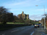 Photo ID: 003318, Approaching Warkworth Castle (50Kb)